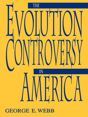 cover image of The Evolution Controversy in America